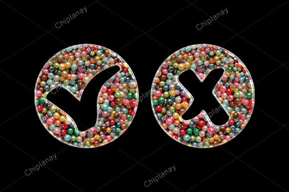Approve Reject Beads Colorful Embroidery Review
