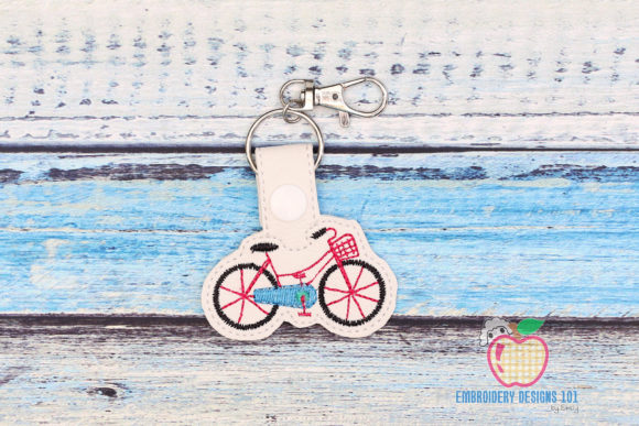 Bicycle with a Basket Keyfob Keychain Review