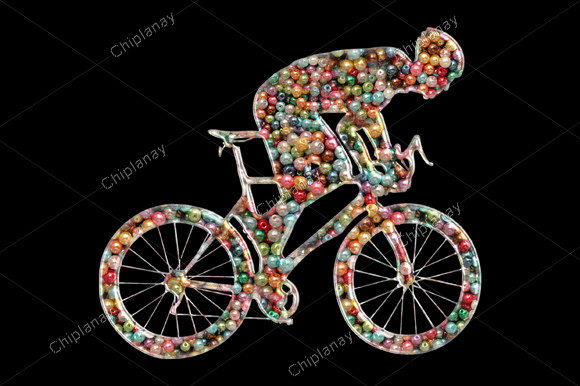 Bike Bicycle Beads Colorful Embroidery Review