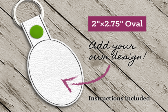 Blank Oval ITH Key Fob Review for Embroidery Sellers