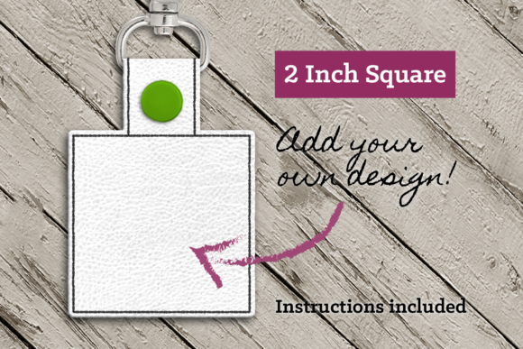 Blank Square ITH Key Fob Review for Small Business Merch