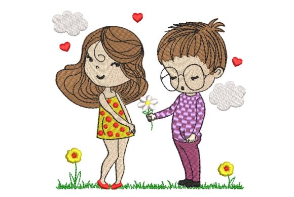 Boy and Girl Love Embroidery Review