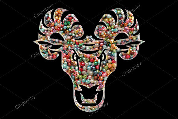 Bull Cow Head Beads Colorful Embroidery Review