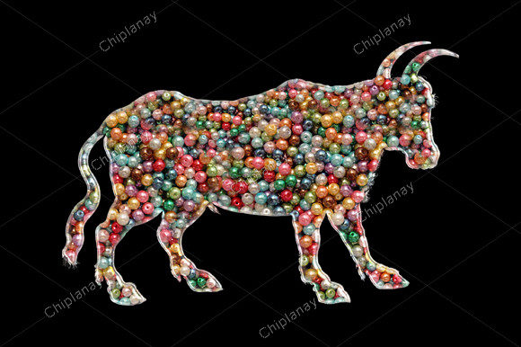 Cow Bull Beads Colorful Embroidery Review