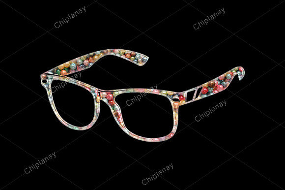 Eye Glasses Beads Colorful Embroidery Review