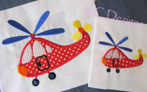 Helicopter Applique Design Review for Seasonal Use