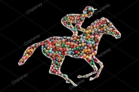 Horse Rider Beads Colorful Embroidery Review