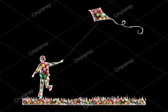 Kite Boy Beads Colorful Embroidery Review