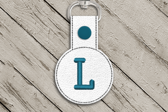 Letter L ITH Round Key Fob Applique Review