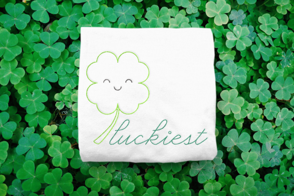 Linework St Patricks Day Luckiest Clover Review