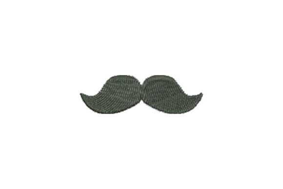 Moustache with Grey Hair Embroidery Design Review