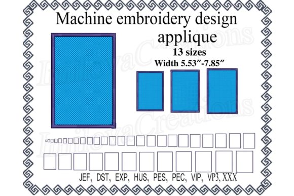 Rectangle Applique Review for Embroidery Projects