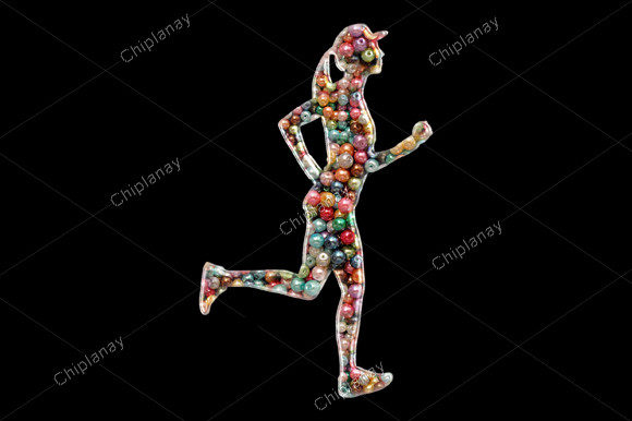 Runner Sports Beads Colorful Embroidery Review