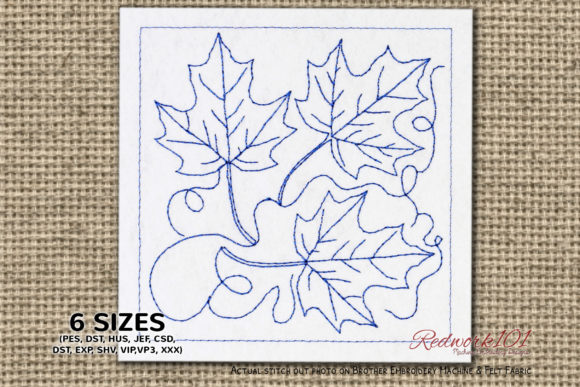 Set of Maple Leaves Bluework Review