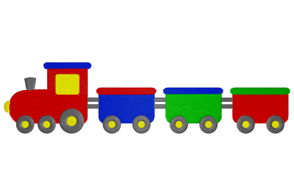 Toy Train Embroidery Review