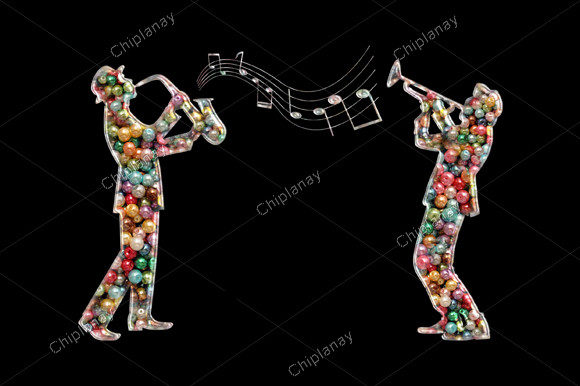 Trumpet Music Beads Colorful Embroidery Review