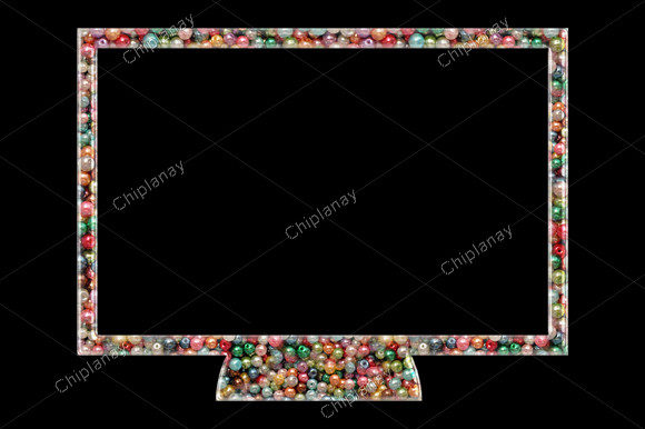 TV Screen Beads Colorful Embroidery Review